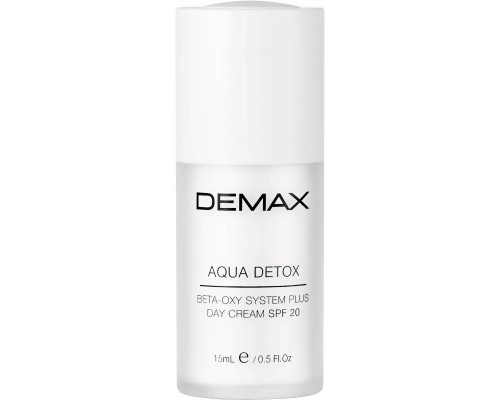 Увлажняющий матированный дневной крем SPF 20 для проблемной кожи Demax Aqua Detox Day Cream, 15 мл