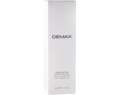 Восстанавливающий крем-флюид для жирной и проблемной кожи Demax Aqua Detox Night Cream 50 мл