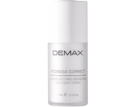 Заспокійливий нічний крем-коректор для чутливої шкіри Demax Intensive Soothing Refine Relief Night Cream, 15 мл