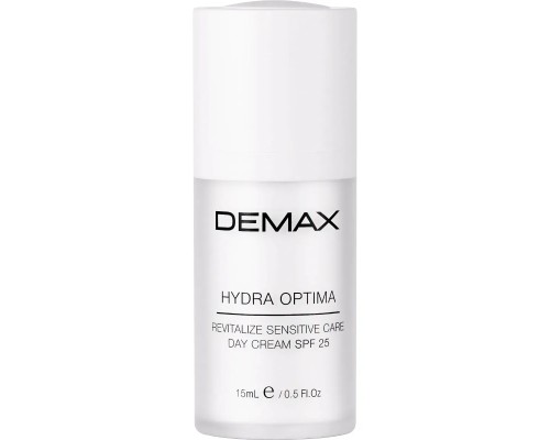 Увлажняющий дневной крем SPF 25 для сухой и чувствительной кожи Demax Revitalize Sensitive Care Day Cream, 15 мл