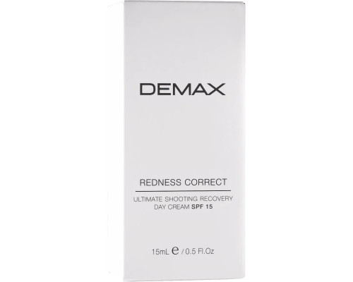 Регенеруючий крем-флюїд SPF 15 для чутливої шкіри з куперозом Demax Ultimate Shooting Recovery Day Cream, 15 мл