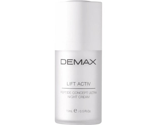 Питательный ночной лифтинг крем с пептидами Demax Peptide Concept Ultra Night Cream, 15 мл