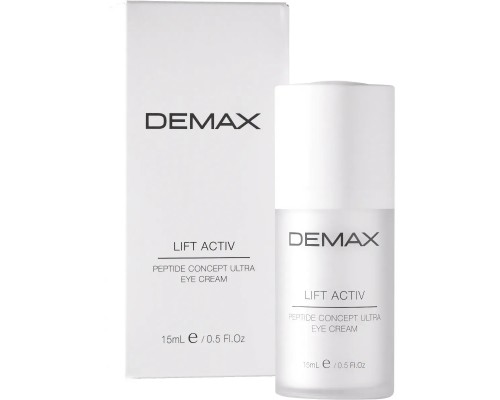 Пептидный лифтинг крем под глаза против морщин Demax Peptide Concept Ultra Eye Cream, 15 мл