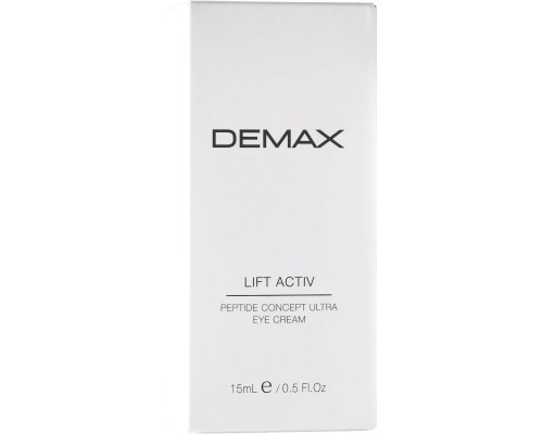 Пептидный лифтинг крем под глаза против морщин Demax Peptide Concept Ultra Eye Cream, 15 мл