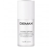 Увлажняющий крем под глаза против отеков и морщин Demax Vitamin C And White Flowers Eye Booster-Cream 15 мл