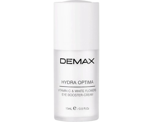 Увлажняющий крем под глаза против отеков и морщин Demax Vitamin C And White Flowers Eye Booster-Cream 15 мл