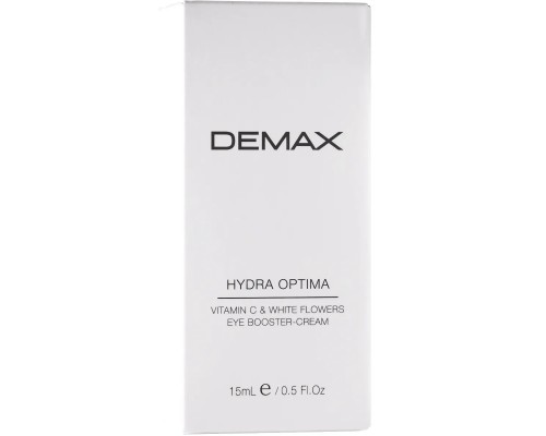 Увлажняющий крем под глаза против отеков и морщин Demax Vitamin C And White Flowers Eye Booster-Cream 15 мл