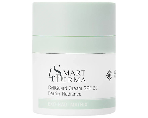 Омолаживающий экзосомальный дневной крем SPF 30 с NAD+ Smart4Derma, 50 мл
