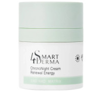 Восстанавливающий экзосомальный ночной крем с NAD+ Smart4Derma ChronoNight Cream Renewal Energy 50 мл