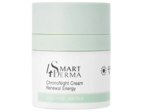 Восстанавливающий экзосомальный ночной крем с NAD+ Smart4Derma ChronoNight Cream Renewal Energy 50 мл