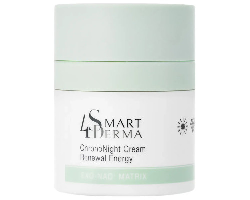 Восстанавливающий экзосомальный ночной крем с NAD+ Smart4Derma, 30 мл