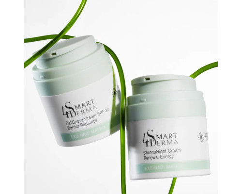 Восстанавливающий экзосомальный ночной крем с NAD+ Smart4Derma, 30 мл