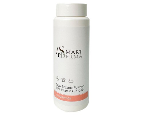 Осветительная энзимная пудра с Q10 и 10% Витамина C Smart4Derma Glow Enzyme Powder 120 грамм