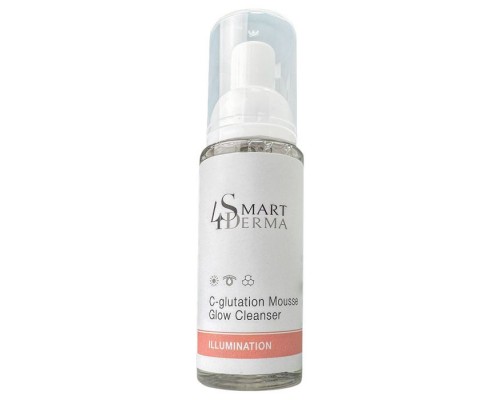 Осветительная пенка с витамином C и глутатионом Smart4Derma C-glutation Mousse Glow Cleanser