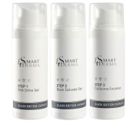 Акне баланс карбокситерапия Smart4Derma Black Edition Carboxy 3х100 мл