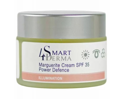 Передовий денний крем SPF 35 з екстрактом маргаритки Smart4Derma Illumination, 50 мл